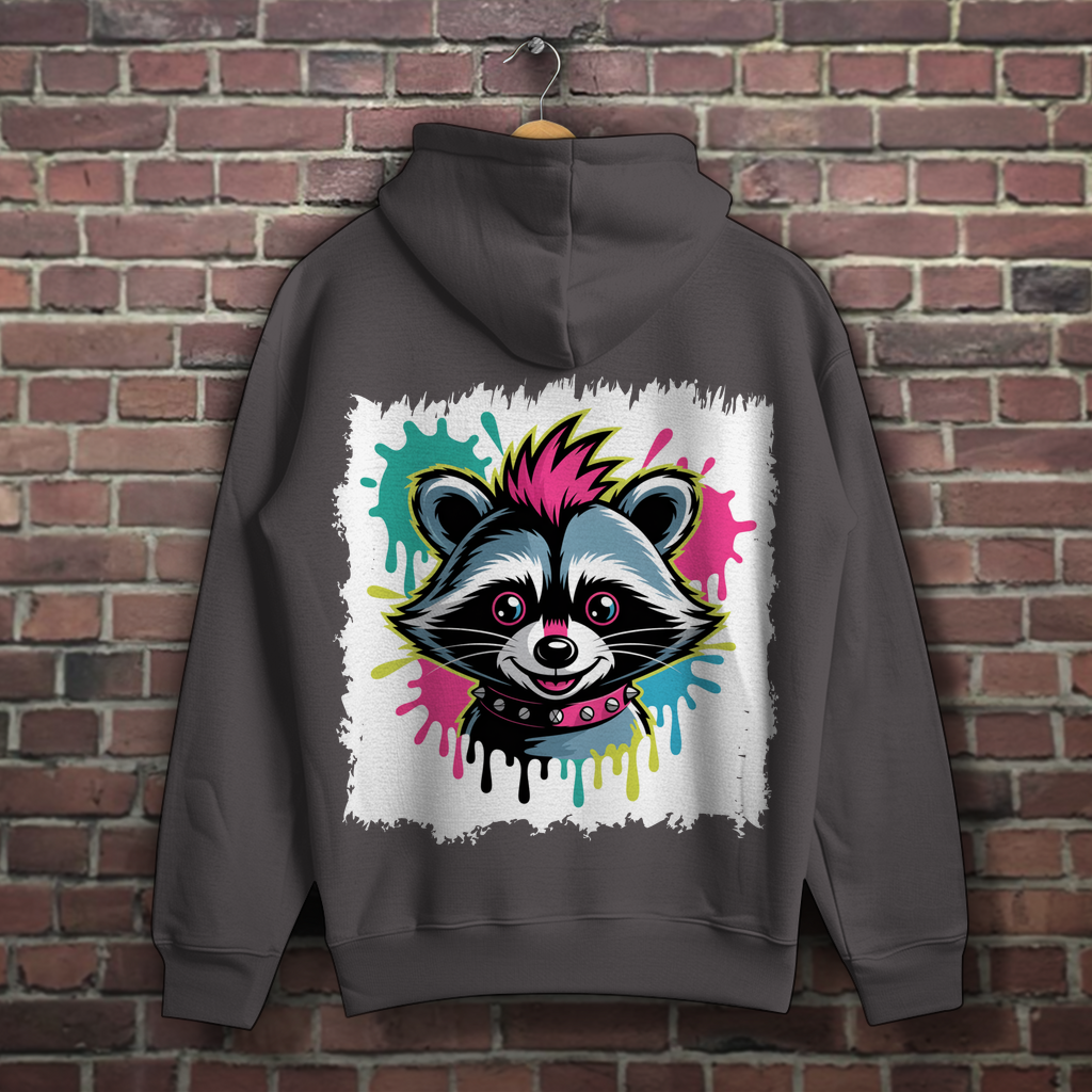 Punker Waschbär