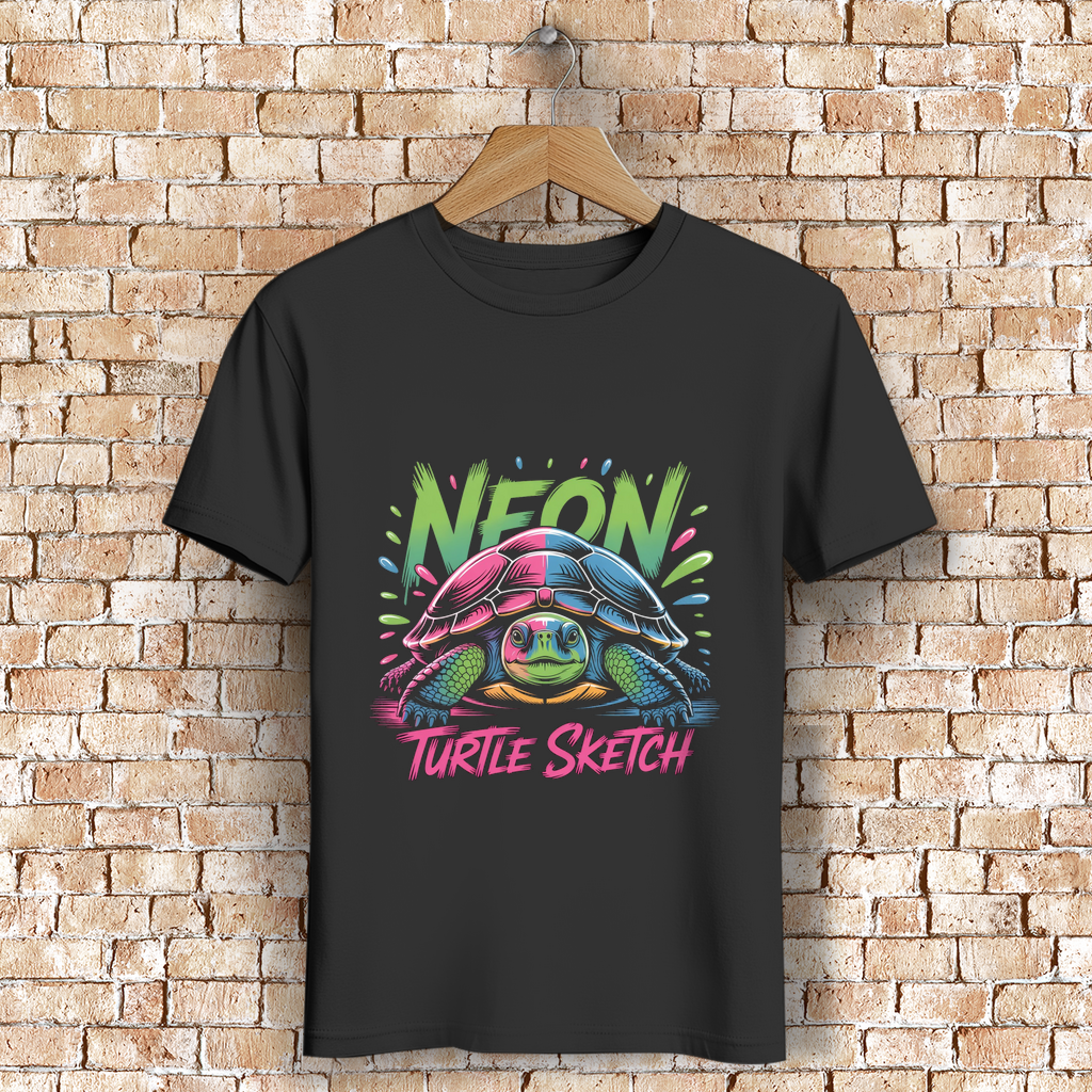 NEON TURTLE ( DTF / Vorne )