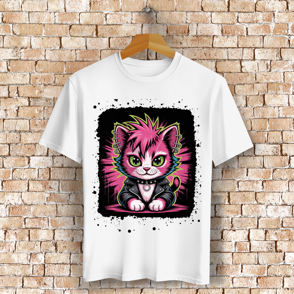 PUNK-CAT ( DTF / Vorne )