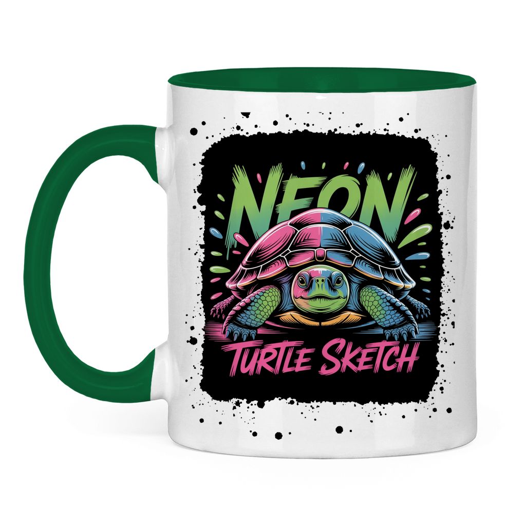 NEON TURTLE ( Vorne + Hinten )