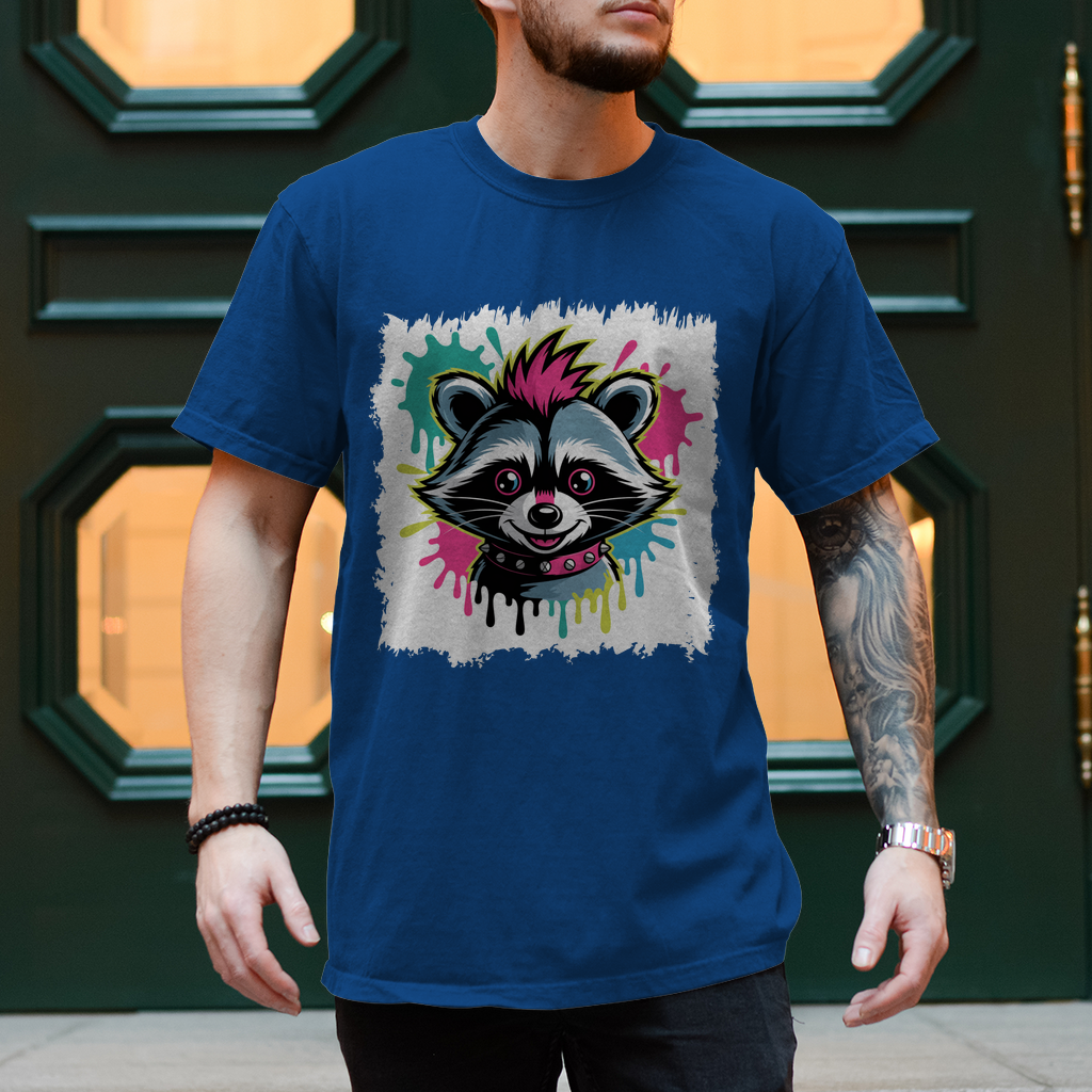 Punker Waschbär