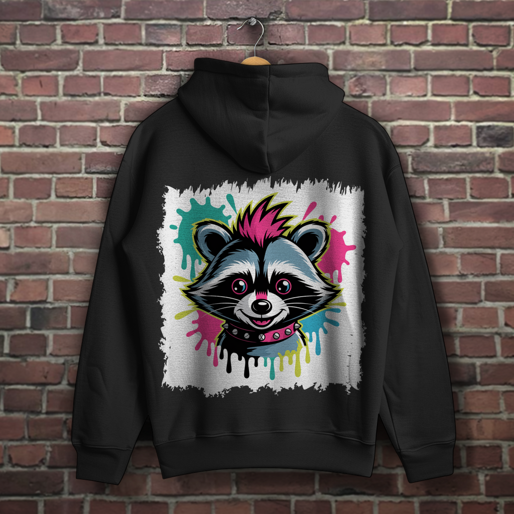 Punker Waschbär