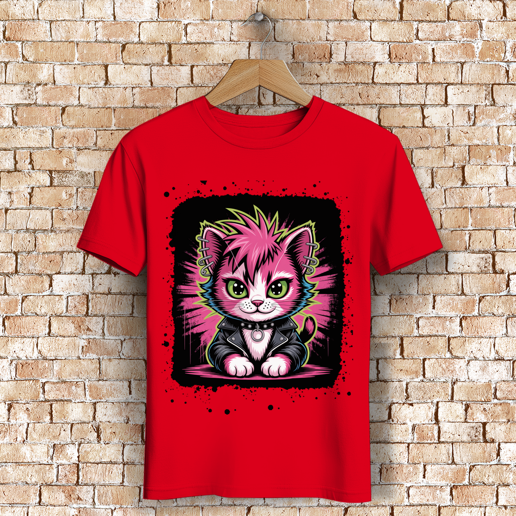 PUNK-CAT ( DTF / Vorne )
