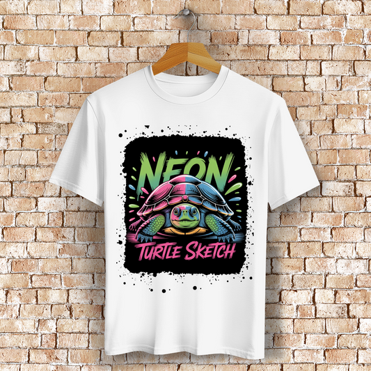 NEON TURTLE ( DTF / Vorne )