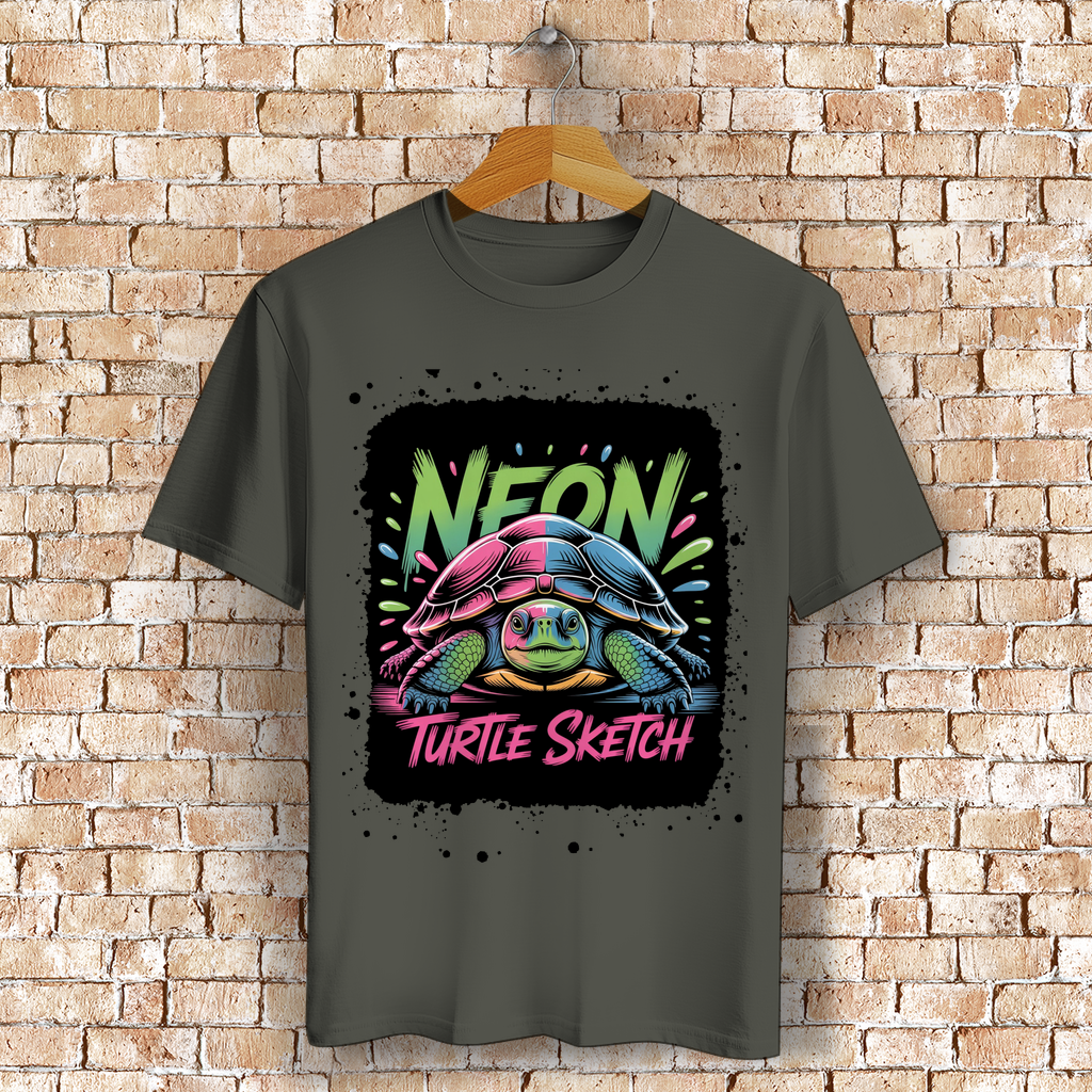 NEON TURTLE ( DTF / Vorne )