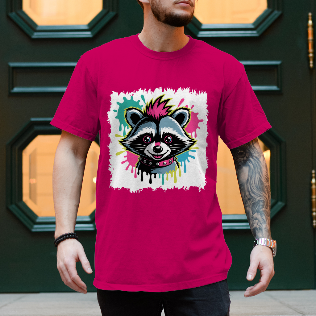 Punker Waschbär