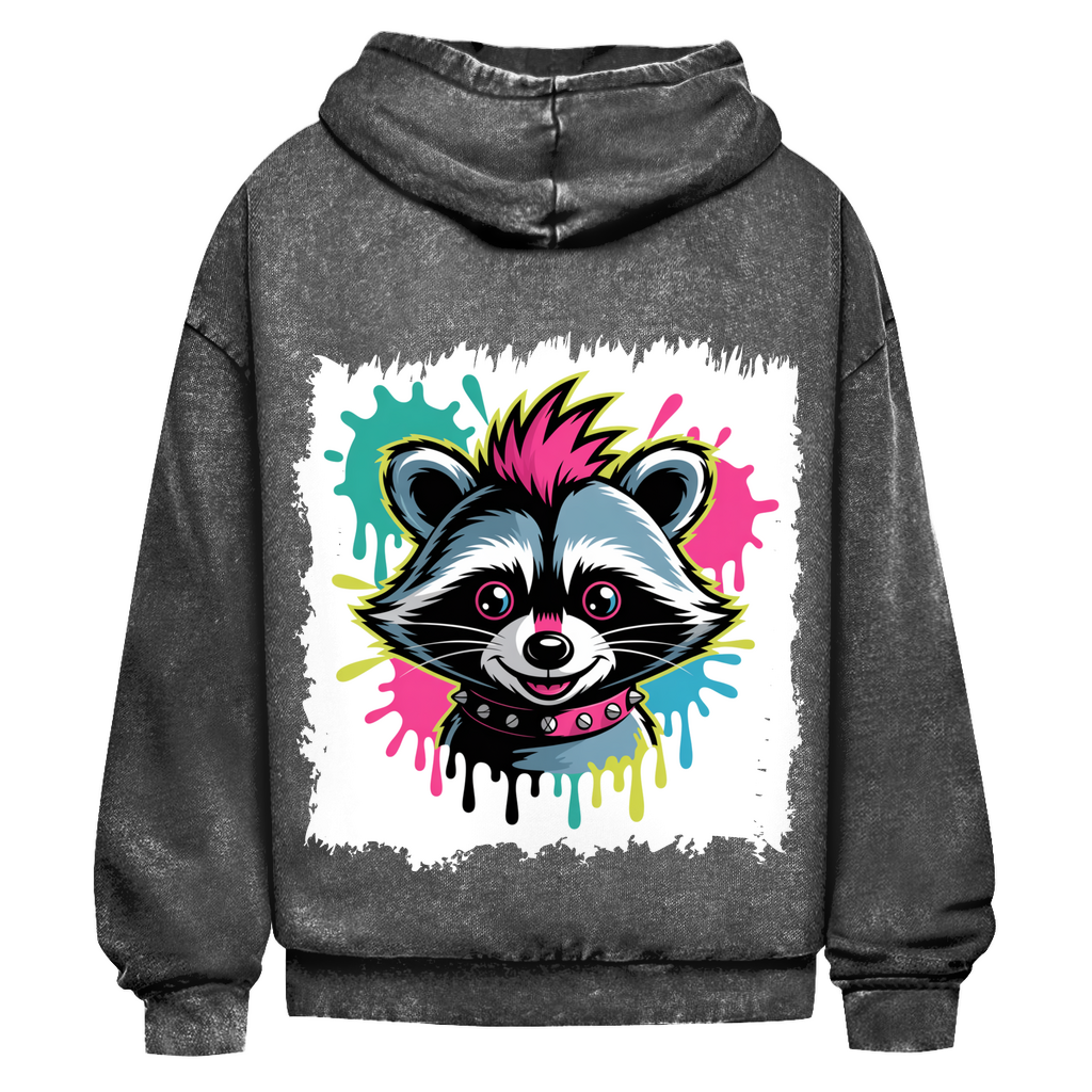 Punker Waschbär