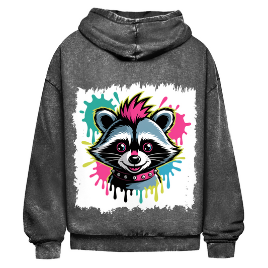 Punker Waschbär