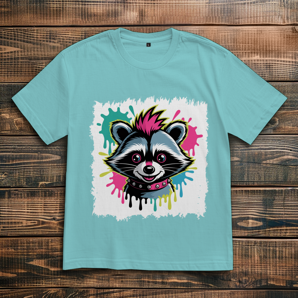 Punker Waschbär