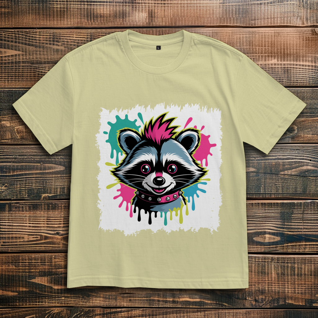 Punker Waschbär