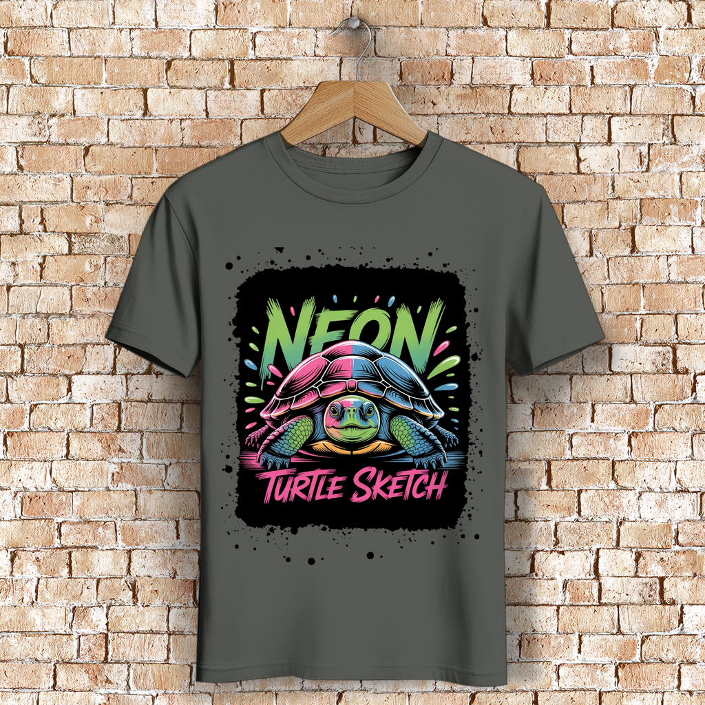NEON TURTLE ( DTF / Vorne )