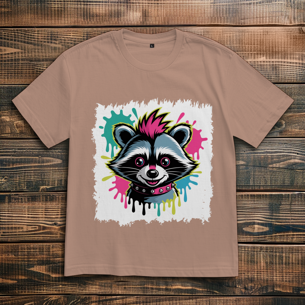 Punker Waschbär