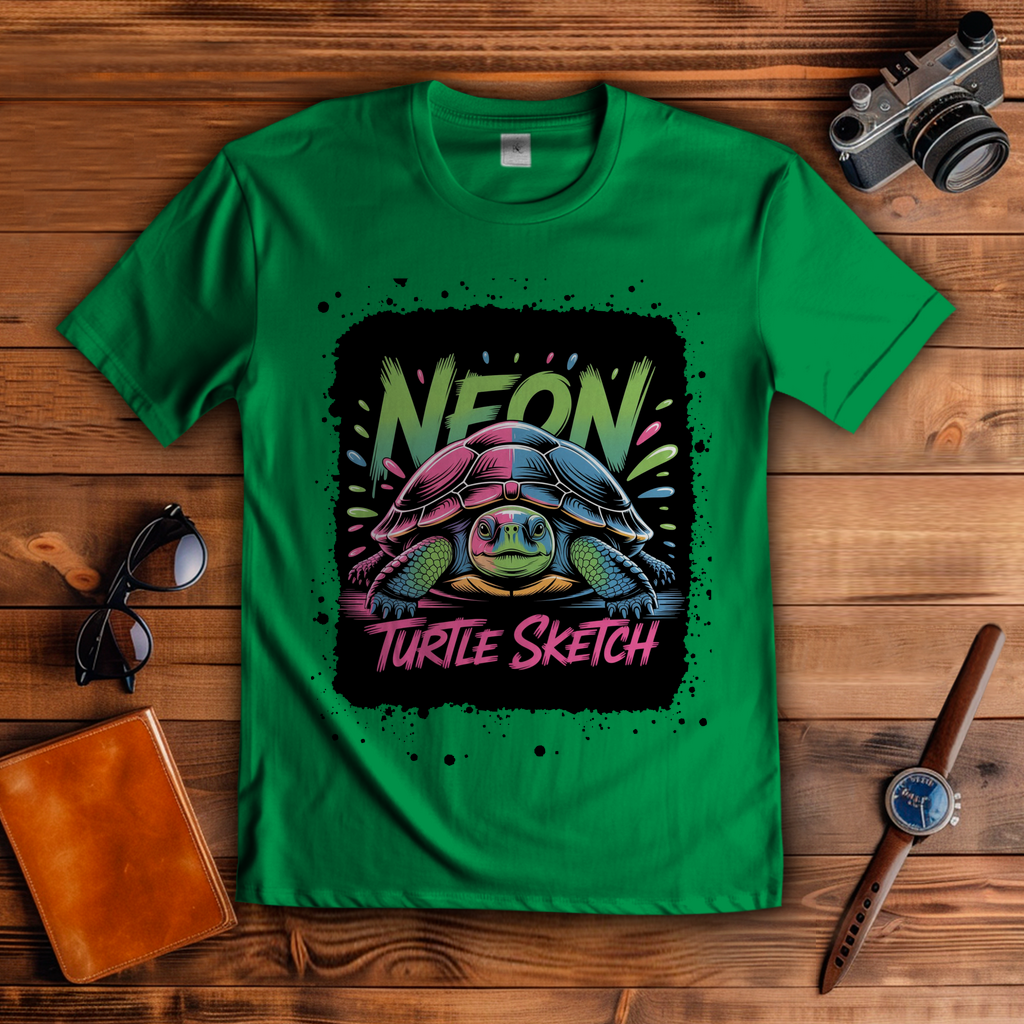 NEON TURTLE ( DTF / Vorne )