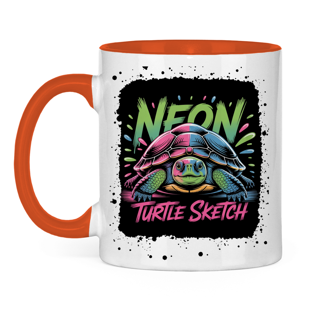 NEON TURTLE ( Vorne + Hinten )