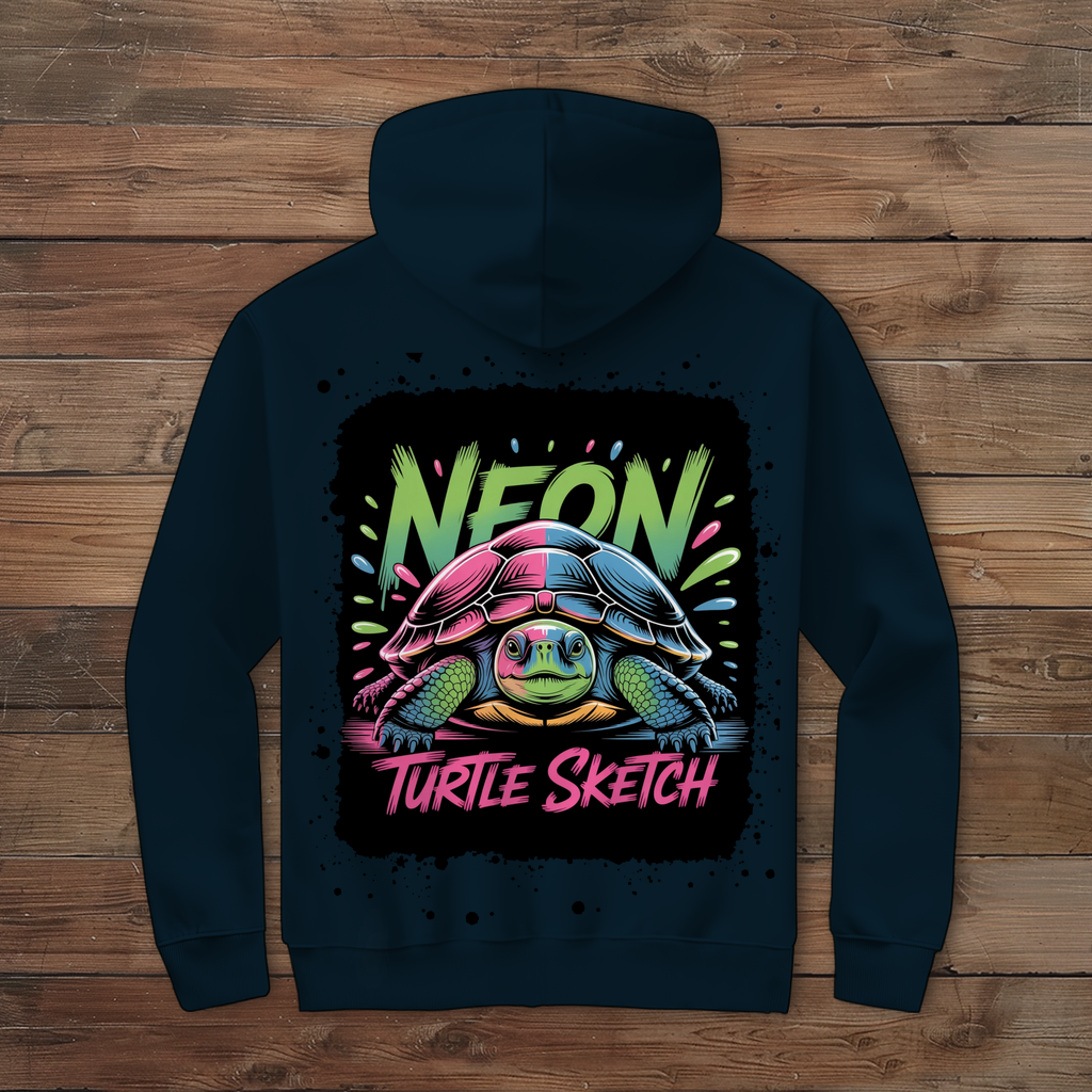 NEON TURTLE ( DTF / Hinten )