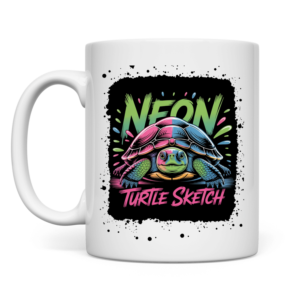 NEON TURTLE ( Vorne + Hinten )