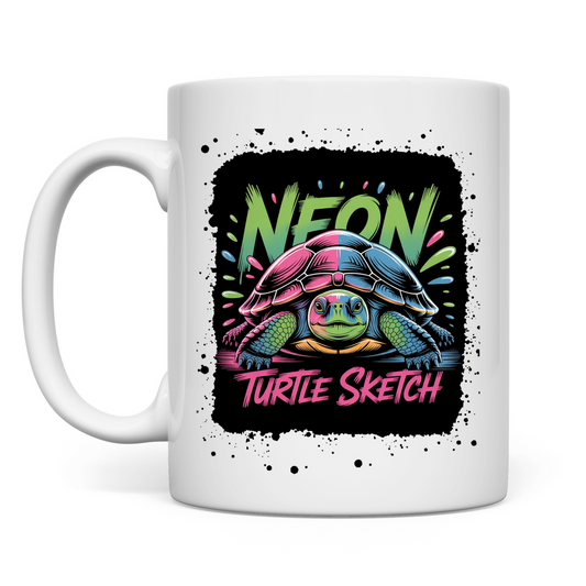 NEON TURTLE ( Vorne + Hinten )