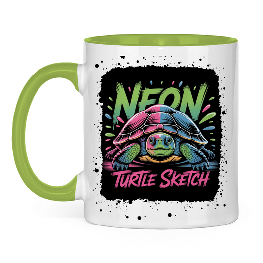 NEON TURTLE ( Vorne + Hinten )