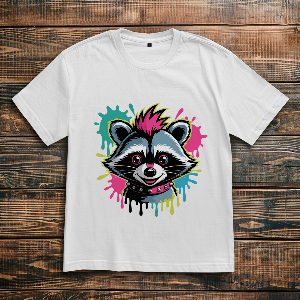 Punker Waschbär