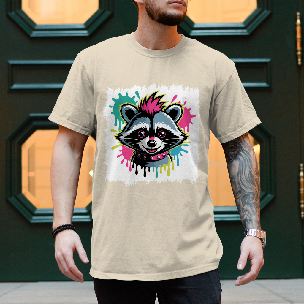 Punker Waschbär