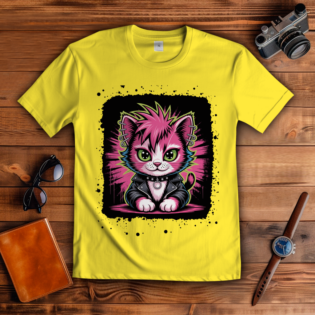 PUNK-CAT ( DTF / Vorne )