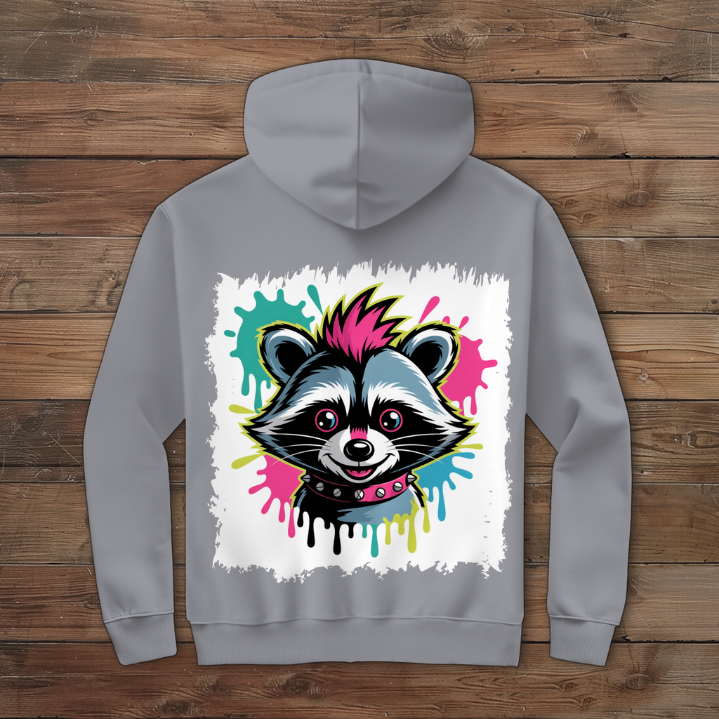 Punker Waschbär
