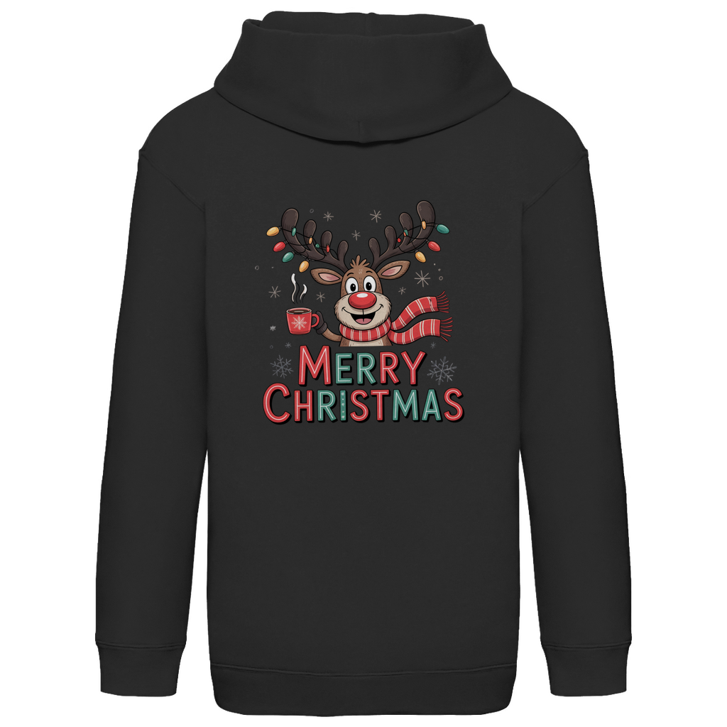 Merry Christmas, Rentier mit Lichterkette