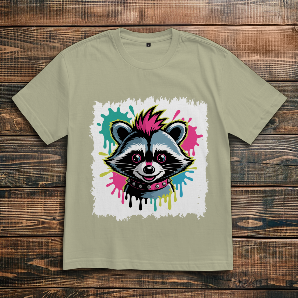 Punker Waschbär