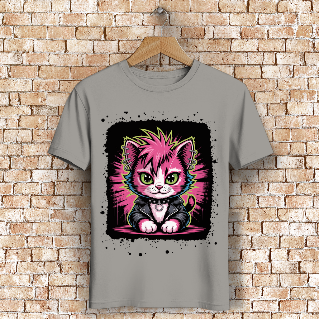 PUNK-CAT ( DTF / Vorne )