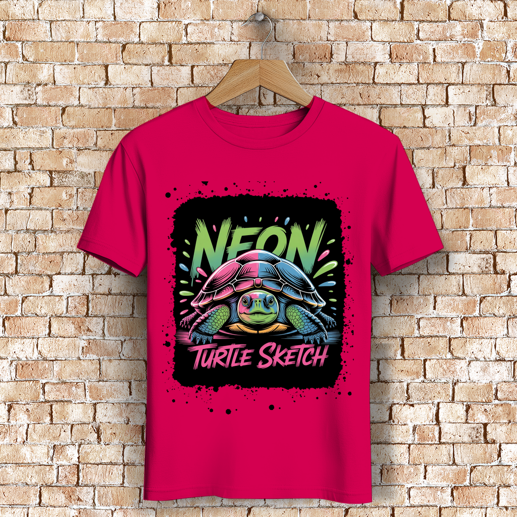 NEON TURTLE ( DTF / Vorne )