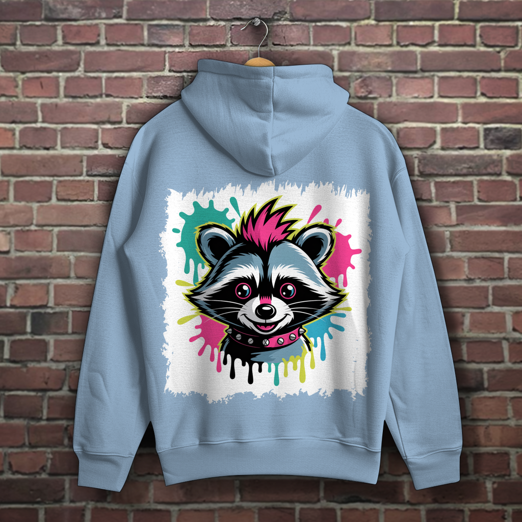 Punker Waschbär