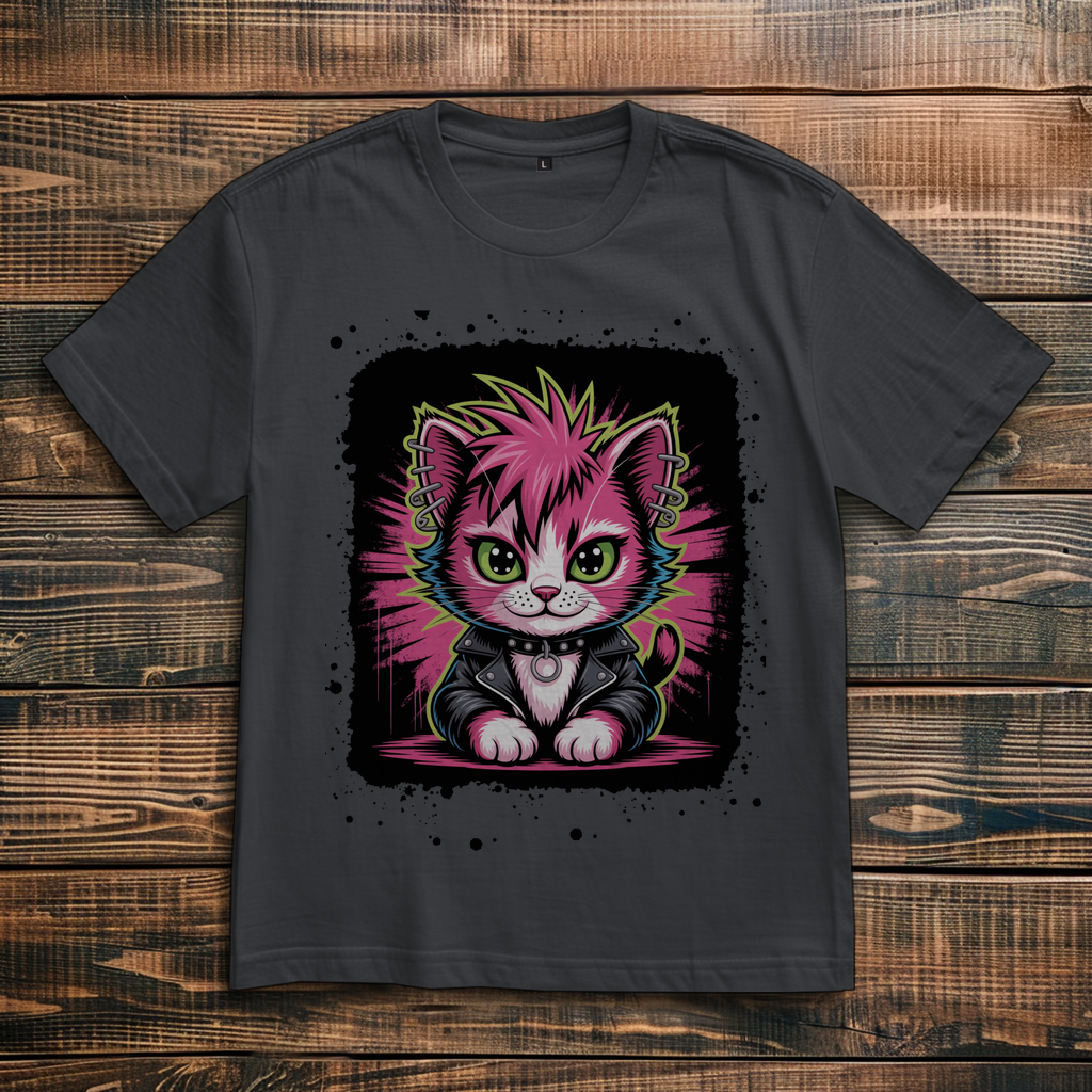 PUNK-CAT ( DTF / Vorne )