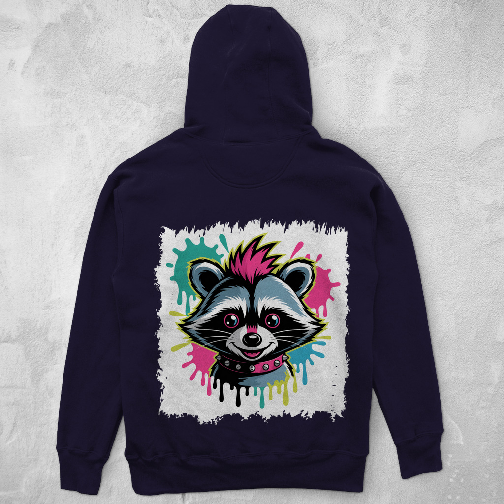 Punker Waschbär