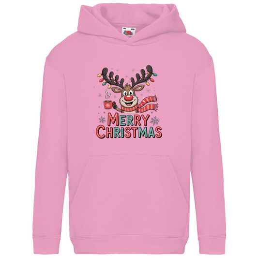 Merry Christmas, Rentier mit Lichterkette