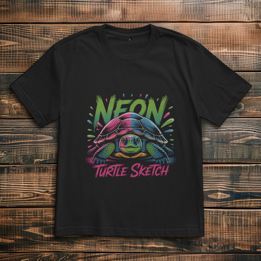 NEON TURTLE ( DTF / Vorne )