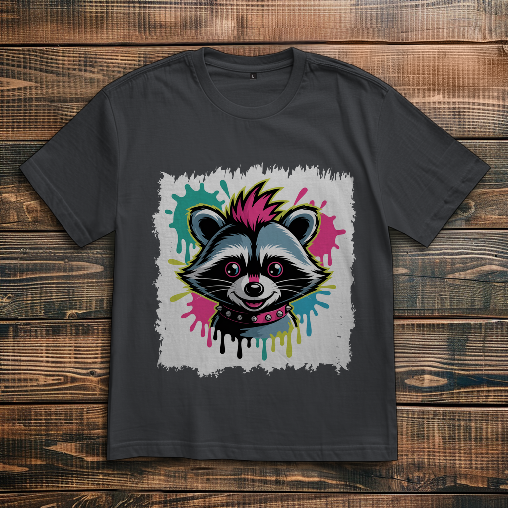 Punker Waschbär
