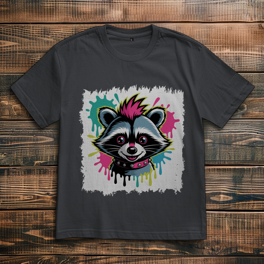 Punker Waschbär