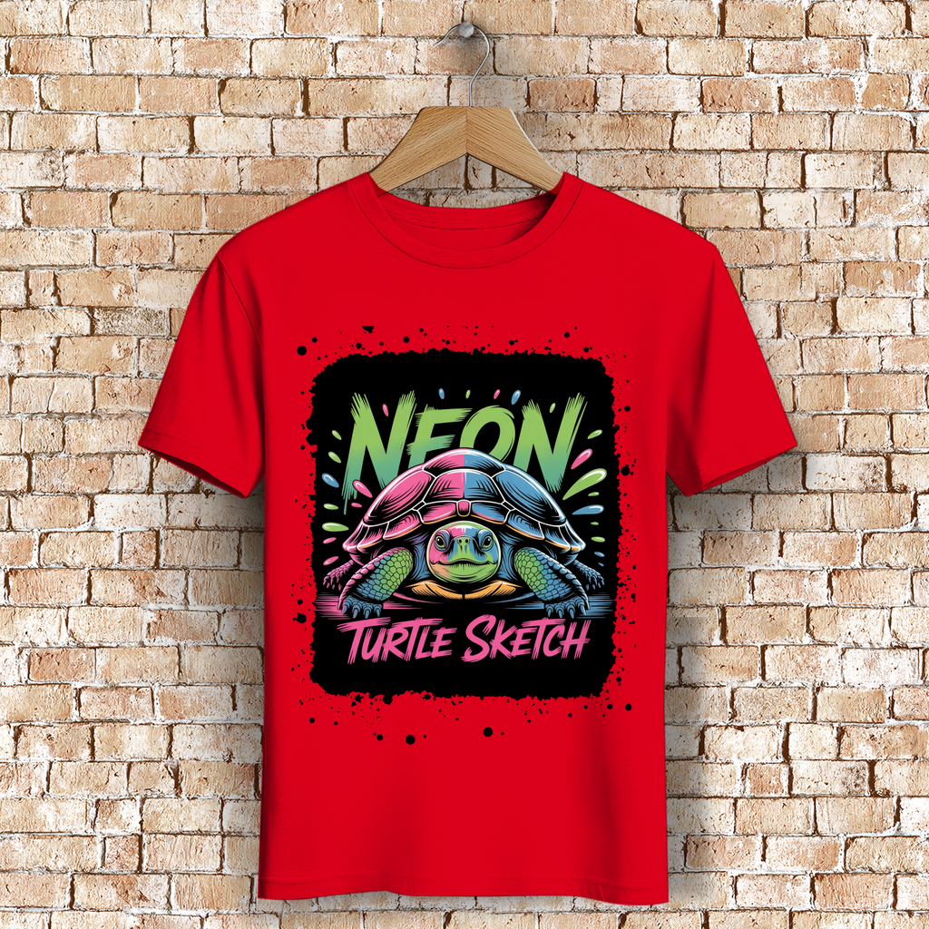 NEON TURTLE ( DTF / Vorne )