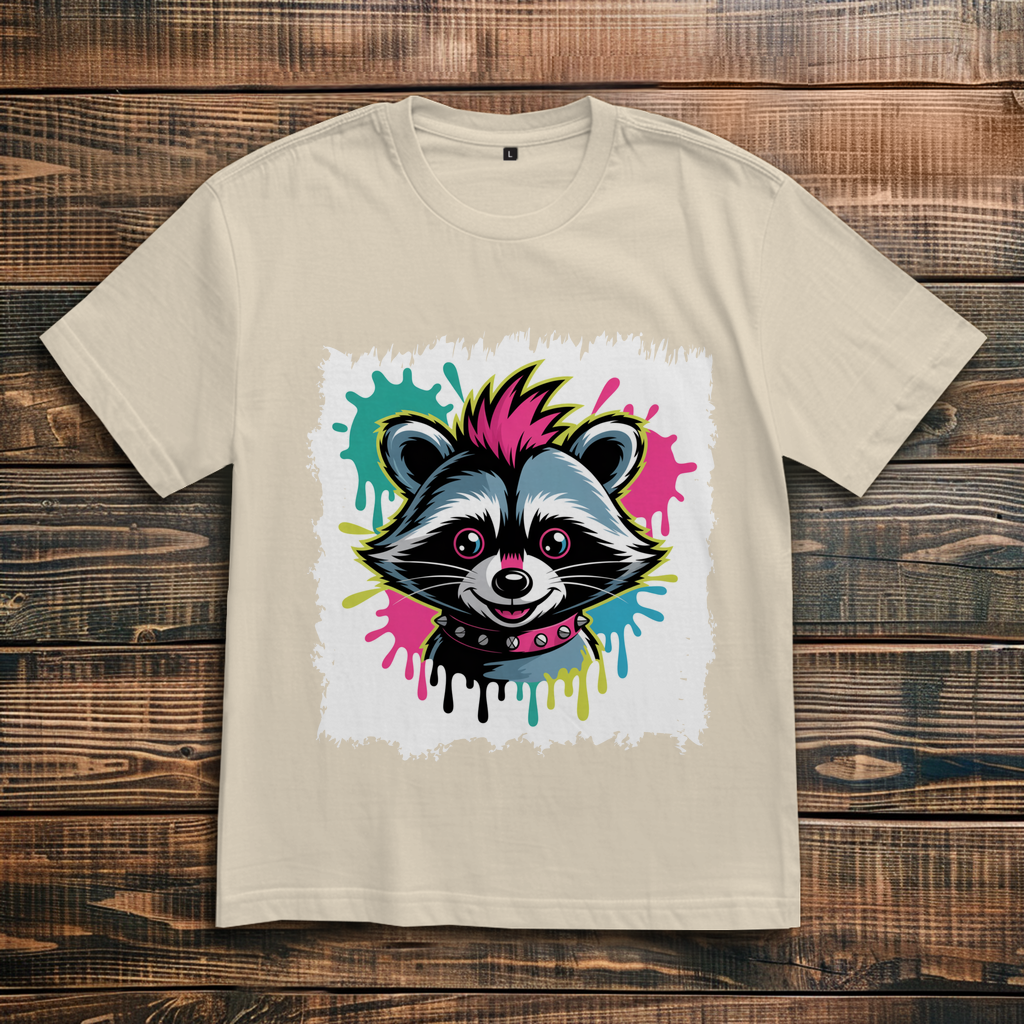 Punker Waschbär