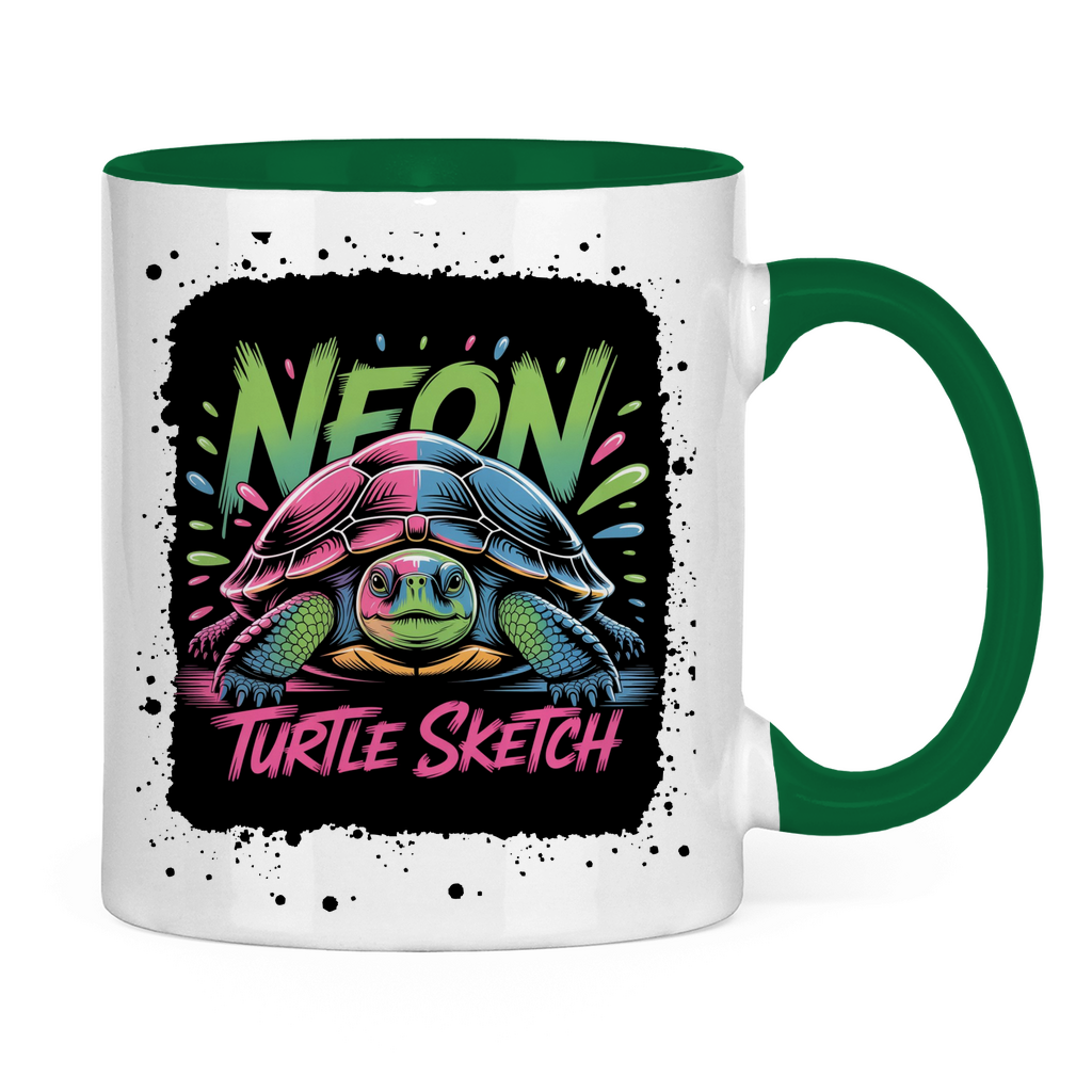 NEON TURTLE ( Vorne + Hinten )