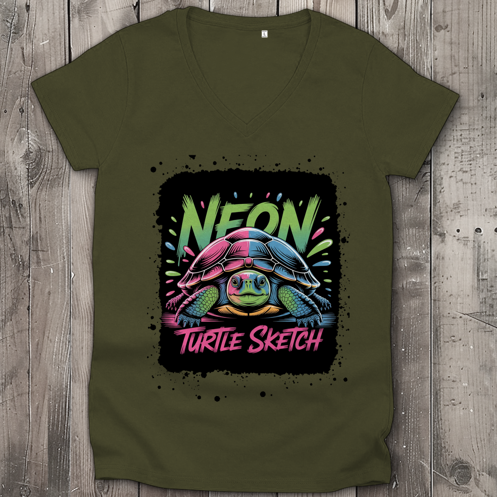 NEON TURTLE ( DTF / Vorne )