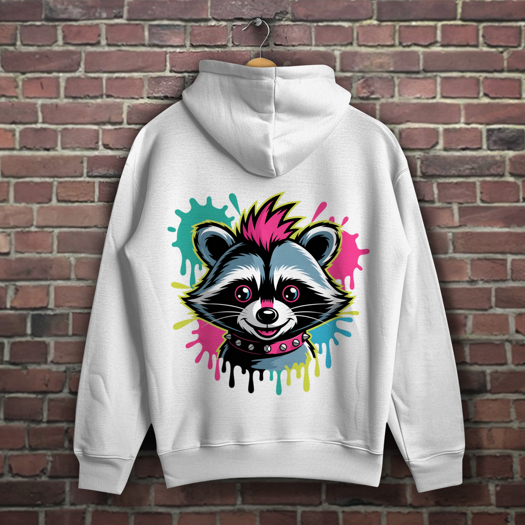 Punker Waschbär
