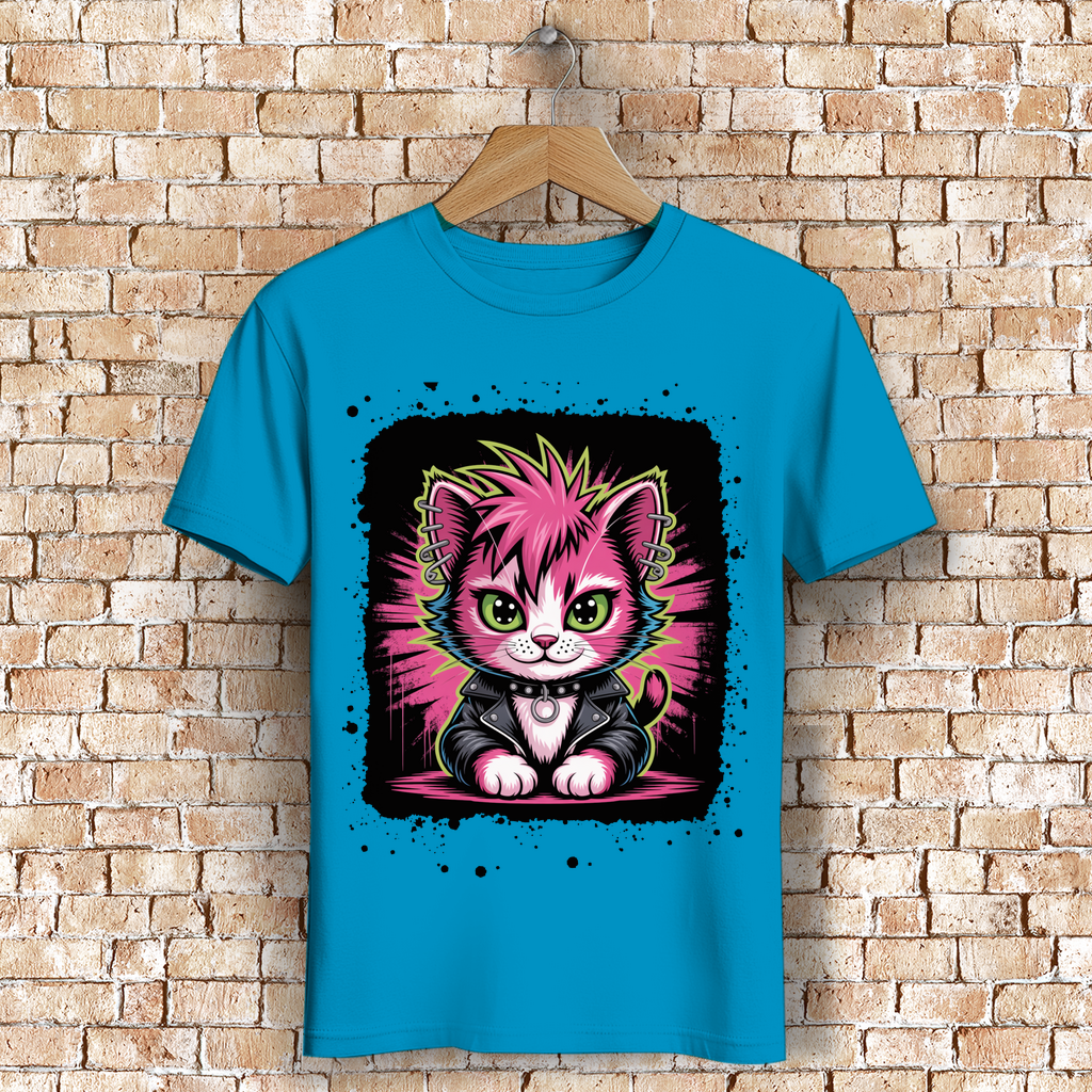 PUNK-CAT ( DTF / Vorne )