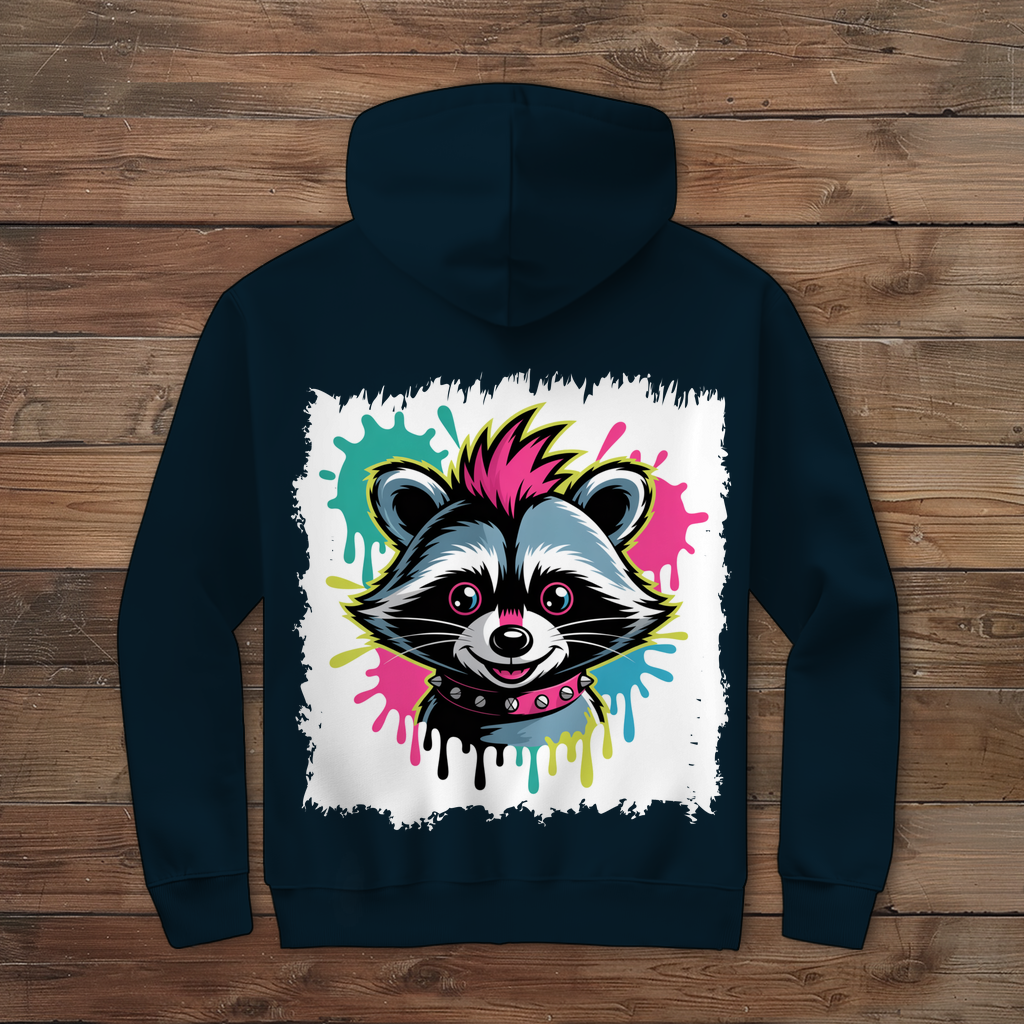 Punker Waschbär