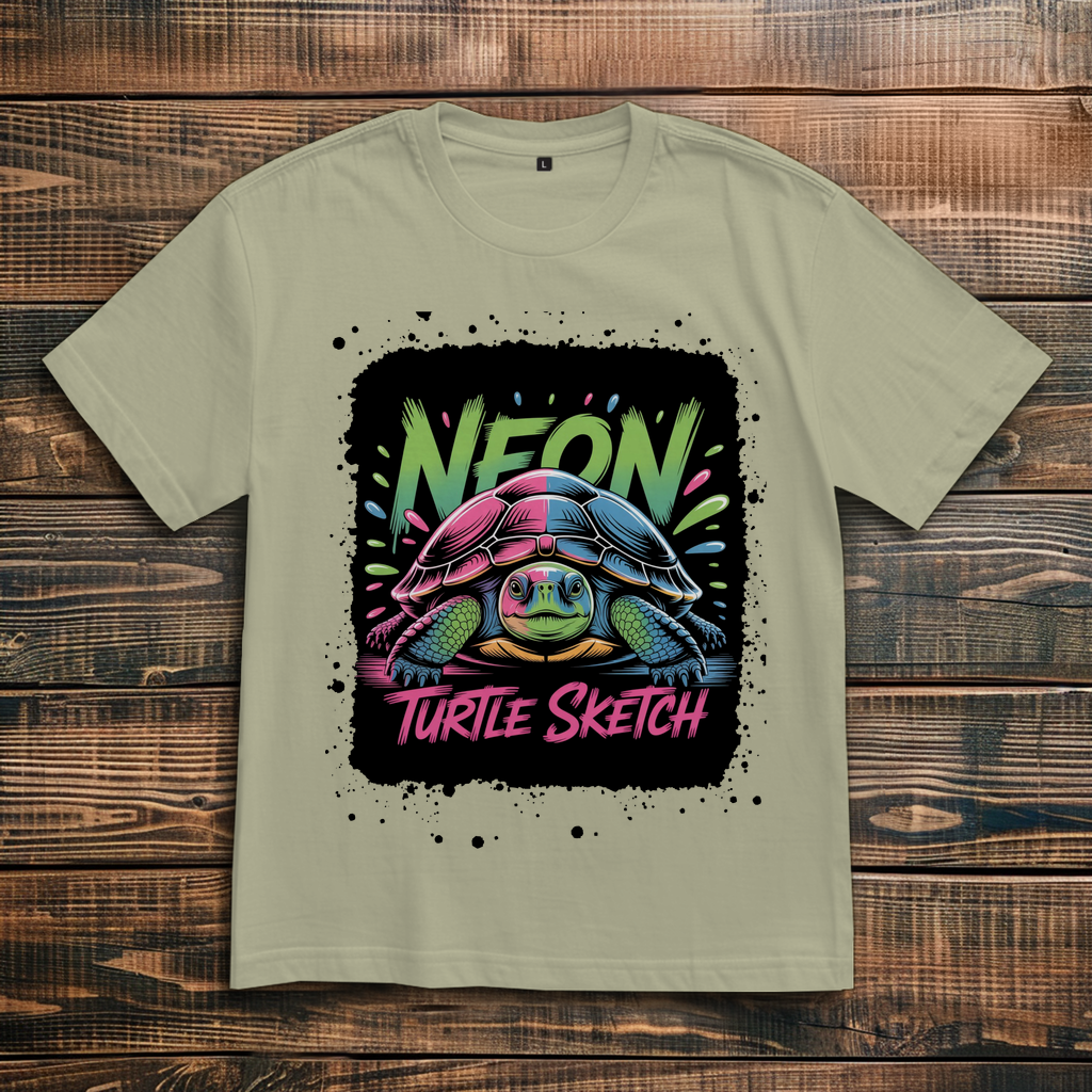 NEON TURTLE ( DTF / Vorne )