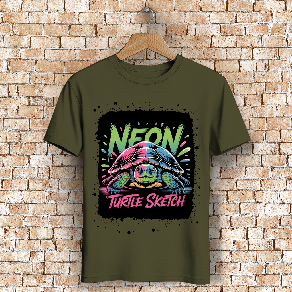 NEON TURTLE ( DTF / Vorne )