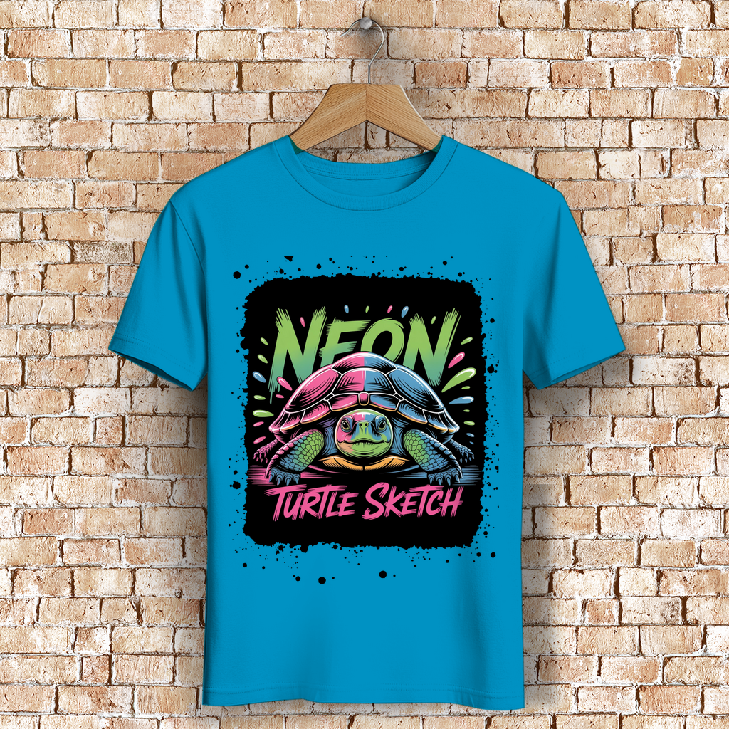 NEON TURTLE ( DTF / Vorne )