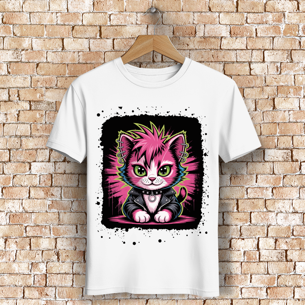 PUNK-CAT ( DTF / Vorne )
