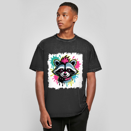Punker Waschbär