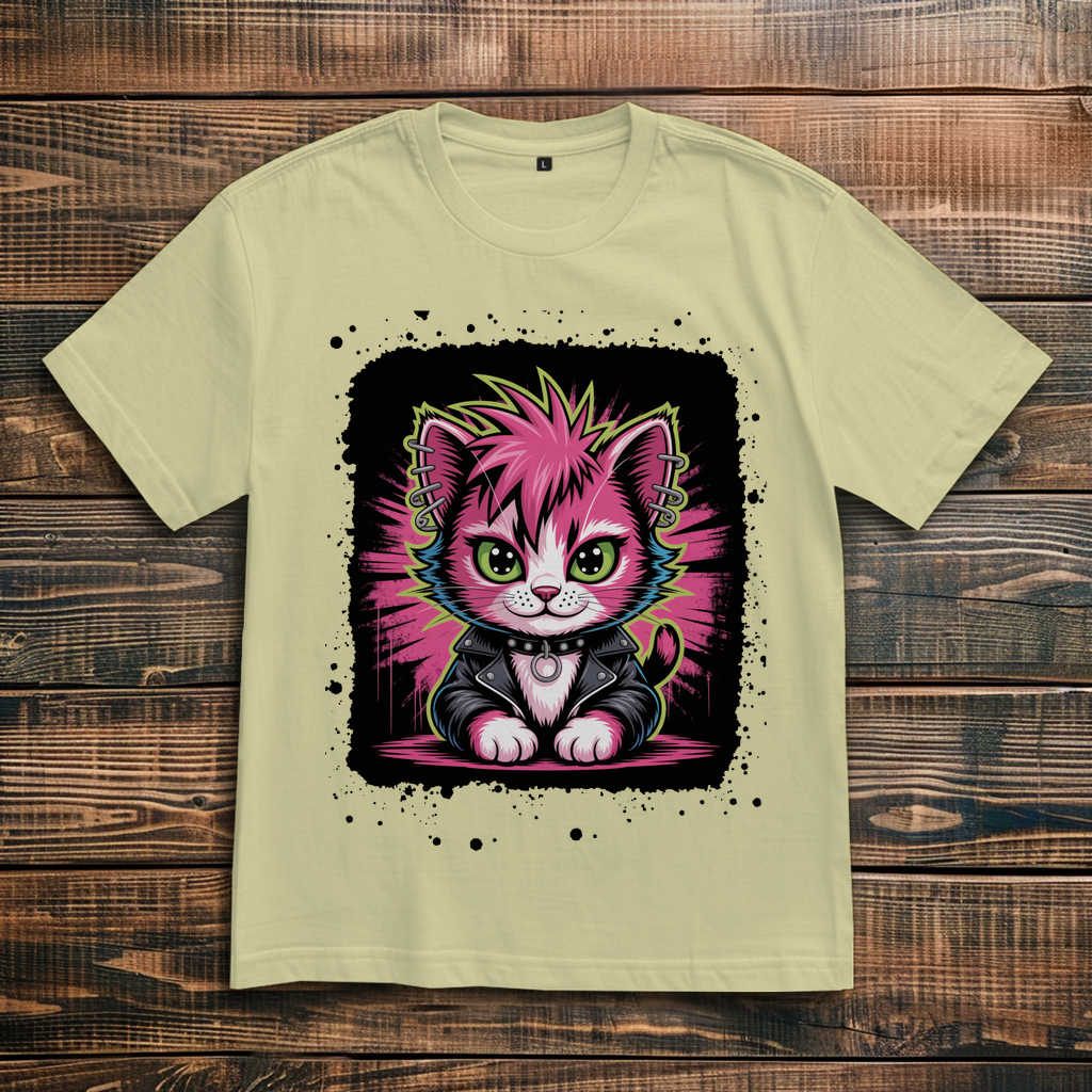 PUNK-CAT ( DTF / Vorne )
